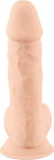Silexd – Zeer Realistische Zuignap Dildo met Zachte Mantel en Harde Kern voor Levensechte Ervaring – 22.1 cm – beigeig