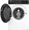 WHIRLPOOL WPM27WADSBE - Vrijstaande wasmachine - 12 kg - 1400 tpm - Wit met zwarte deur