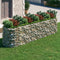 vidaXL - Gabion - plantenbak - verhoogd - 400x100x100 - cm - gegalvaniseerd - ijzer