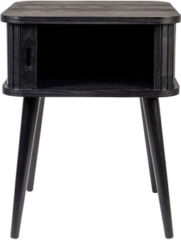 Zuiver Barbier Bijzettafel/ Nachtkastje Hout Zwart