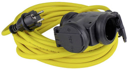 AS Schwabe 61459 Stroom Verlengkabel 16 A Geel 25 m AT-N07V3V3-F 3G 2,5 mm²