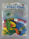 Ballons - Latex luchtballon 20 cm - 100 stuks - Pastelkleuren
