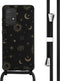 iMoshion Hoesje Geschikt voor Samsung Galaxy A52 (4G) / A52s / A52 (5G) Hoesje Met Koord - iMoshion Siliconen design hoesje met koord - Zwart / Sky Black