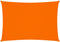 vidaXL - Zonnescherm - rechthoekig - 6x8 - m - oxford - stof - oranje