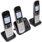 Panasonic KX-TG6823NLB - Trio DECT telefoon - Antwoordapparaat 30 min - Zwart/Zilver (3 stuks)