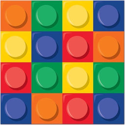 Block Party servetten 32,7 x 32,3 cm. 16 st.