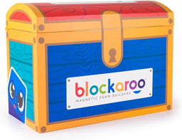 Blockaroo Magnetische Foam Blokken Schatkist Box, 100dlg.
