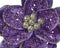 Bloem polyester d15h8 cm a4 kerst