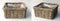 Bloembak Bak Rotan Antique Grijs 30X30H15 cm