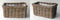 Bloembak Bak Rotan Antique Grijs 40X23H20 cm
