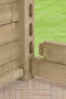 Bloembak met rek 40x180cm