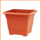 Bloembak Nora kunststof terracotta - 28 x 28 x 22 cm