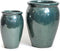 Bloembak Pot delta hoog d27 cm h40 cm celladon Mcollections