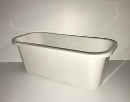 Bloembak Wit lengte 50cm