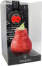 Bloembol Rode Amaryllis Wax kaarsvet Glitter Rood cadeauverpakking...