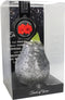 Bloembol Rode Amaryllis Wax kaarsvet Glitter Zilver cadeauverpakkin...