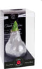Bloembol Rode Amaryllis Wax kaarsvet Gloss Zilver cadeauverpakking...