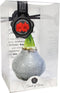 Bloembol Rode Amaryllis Wax kaarsvet Kristal Zilver cadeauverpakkin...