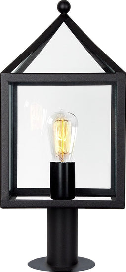Bloemendaal Sokkellamp Zwart met LED