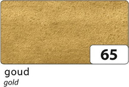 Bloemenzijde Folia 50x70cm - gevouwen 12,5x25cm 5 vel goud