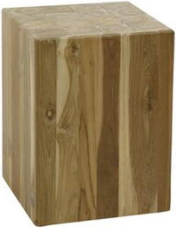 Bloemenzuil bole 45 cm - Massief gerecycled teakhout