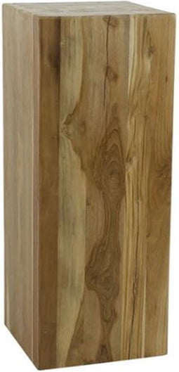 Bloemenzuil bole 85 cm - Massief gerecycled teakhout