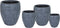 Bloempot Arizona BulletHigh - d25 x h28.5cm - Donkergrijs