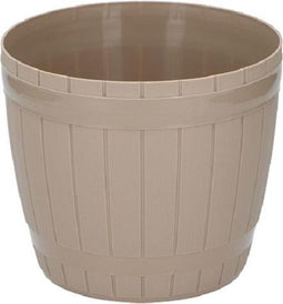 Bloempot Beige diameter 19 cm (set van 2)