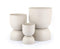 Bloempot Diablo small - wit | BY-BOO