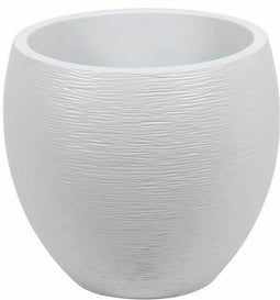 Bloempot EDA Graphit Cirkelvormig Wit Ø 50 cm