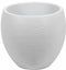 Bloempot EDA Graphit Cirkelvormig Wit Ø 50 cm