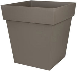 Bloempot EDA Tuscan Taupe Vierkant Ø 50 cm (49,5 x 49,5 x 52,5 cm)