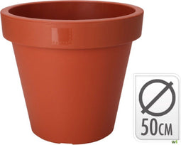 Bloempot ek rond 50cm