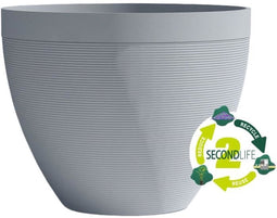 Bloempot - GARDEN ID - Green Care Impact Blauw-Grijs - 50 x 41 cm - 10 jaar garantie - 100% gerecycled - UV-/vorstbestendig