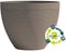 Bloempot - GARDEN ID - Green Care Impact Taupe - 50 x 41 cm - 10 jaar garantie - 100% gerecycled - UV-/gelbestendig