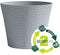 Bloempot - GARDEN ID - Green Care Sense Blauwe steen - 30 x 27 cm - 10 jaar garantie - 100% gerecycled - UV- en vorstbestendig
