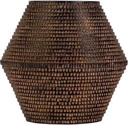 Bloempot magnesium pattern bruin - prachtige decoratieve bloempot - 30 x 30 x H29 cm