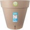 Bloempot Riviera Bruin Taupe Polypropyleen Plastic Cirkelvormig Klot