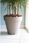 Bloempot Riviera Bruin Taupe Polypropyleen Plastic Cirkelvormig Klot