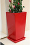 Bloempot Riviera Nuance Rood 38 x 38 x 69 cm 67 L Vierkant