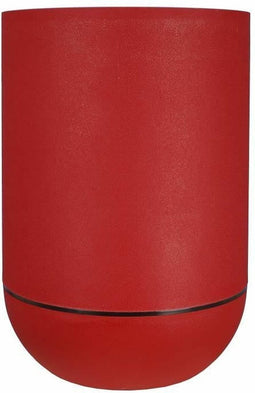 Bloempot Riviera Ø 50 cm Rood Plastic Cirkelvormig