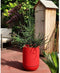 Bloempot Riviera Ø 50 cm Rood Plastic Cirkelvormig
