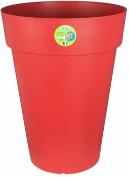Bloempot Riviera Rood Plastic Cirkelvormig Ø 50 cm Ø 50 x 66 cm