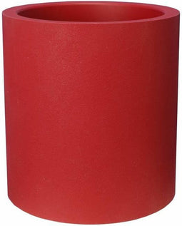 Bloempot Riviera Rood Plastic Cirkelvormig