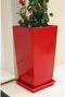 Bloempot Riviera Rood Plastic Vierkant 29 x 29 x 52 cm 29 x 29 cm