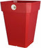 Bloempot Riviera Rood Vierkant 49 x 49 x 50 cm