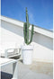 Bloempot Riviera Wit Plastic Vierkant Ø 40 cm