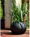 Bloempot Riviera Zwart Plastic Cirkelvormig Klot Ø 50 cm