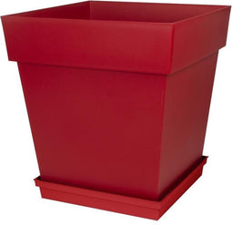 Bloempot schaal EDA Tuscan 40 x 40 x 5,9 cm Rood 40 cm