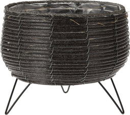 Bloempot - Standaard - 25x15x23cm - Antraciet